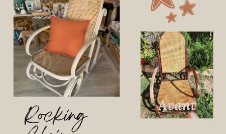 Relooking d'un rocking chair à Martigues