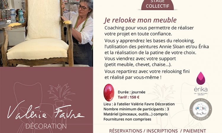 Stage collectif "Je relooke mon meuble"
